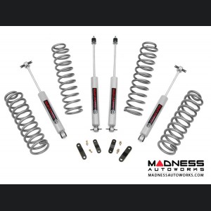 Jeep Wrangler JK Unlimited Suspension Lift Kit w/Premium M3 Shocks - 2.5" Lift